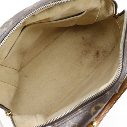 LOUIS VUITTON Handbag M40026 Monogram canvas Brown Manhattan PM Women Used Authentic