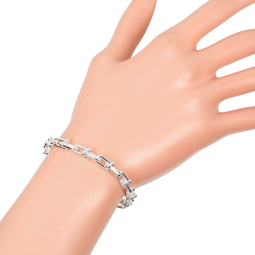 TIFFANY&Co. bracelet Silver925 Silver Circumference of Wrist5.9" hardware small link Women Used Authentic