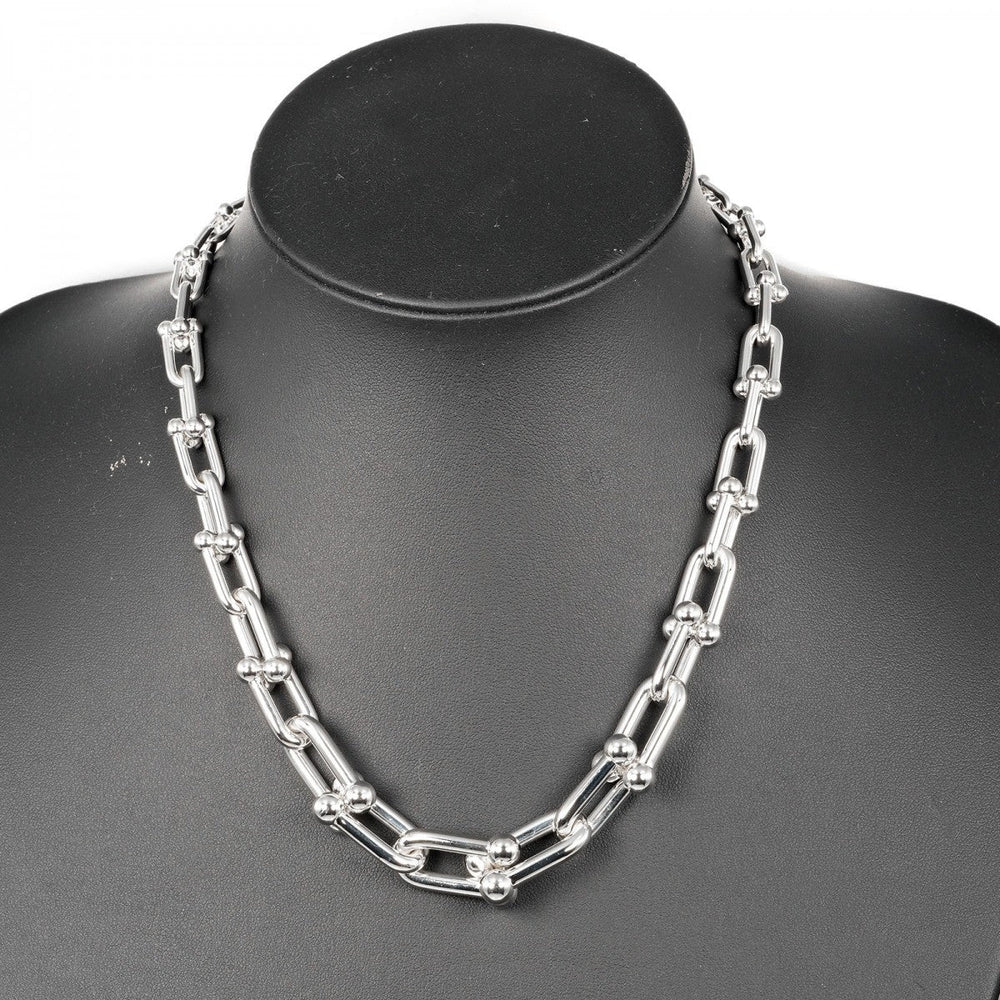 TIFFANY&Co. Necklace Silver925 Silver Hardware Graduated Link Women Used Authentic