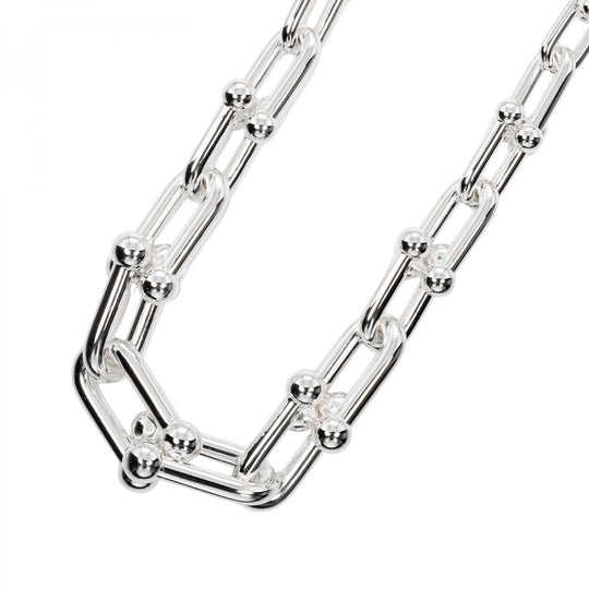 TIFFANY&Co. Necklace Silver925 Silver Hardware Graduated Link Women Used Authentic