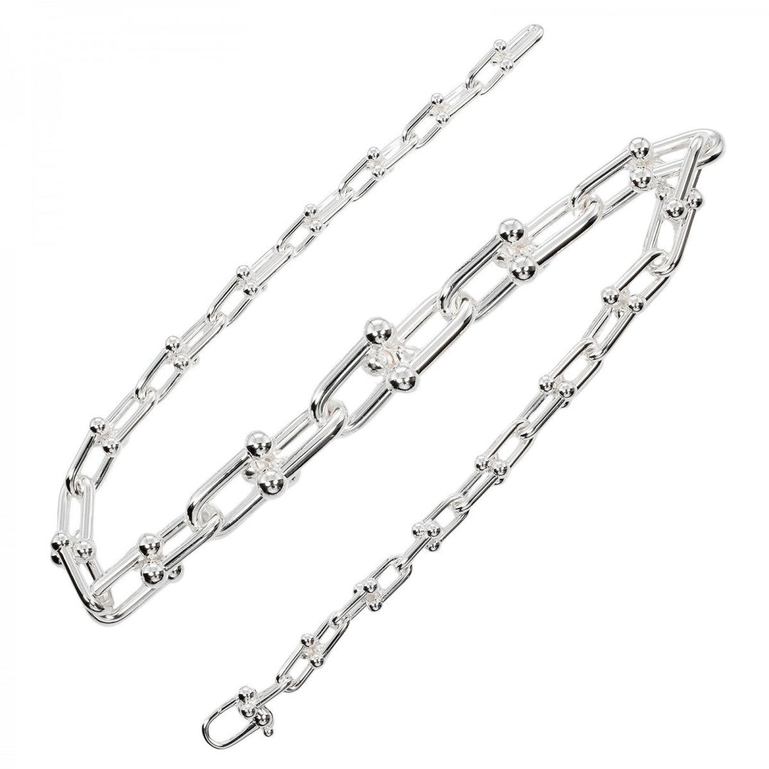 TIFFANY&Co. Necklace Silver925 Silver Hardware Graduated Link Women Used Authentic