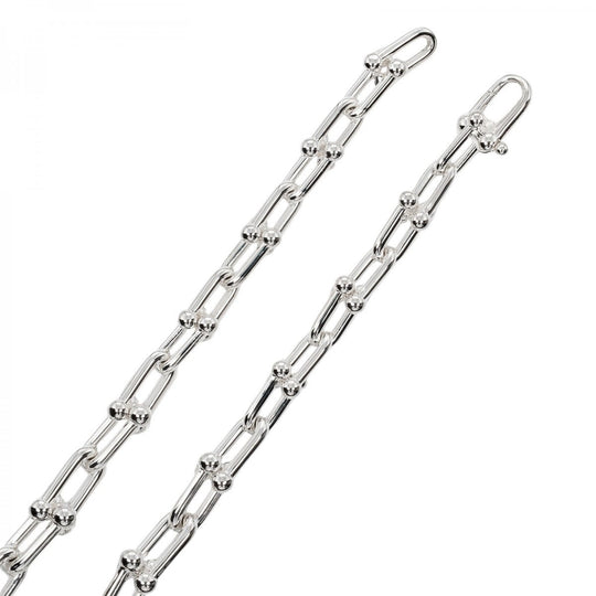 TIFFANY&Co. Necklace Silver925 Silver Hardware Graduated Link Women Used Authentic