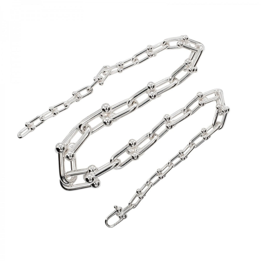 TIFFANY&Co. Necklace Silver925 Silver Hardware Graduated Link Women Used Authentic