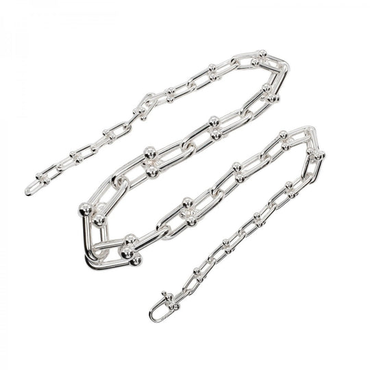 TIFFANY&Co. Necklace Silver925 Silver Hardware Graduated Link Women Used Authentic