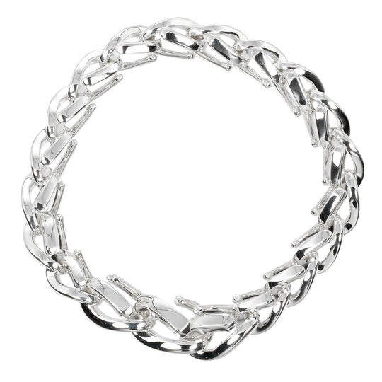 TIFFANY&Co. bracelet Silver925 Silver Circumference of Wrist6.5" Forge Medium Link Women Used Authentic