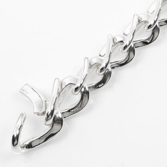 TIFFANY&Co. bracelet Silver925 Silver Circumference of Wrist6.5" Forge Medium Link Women Used Authentic
