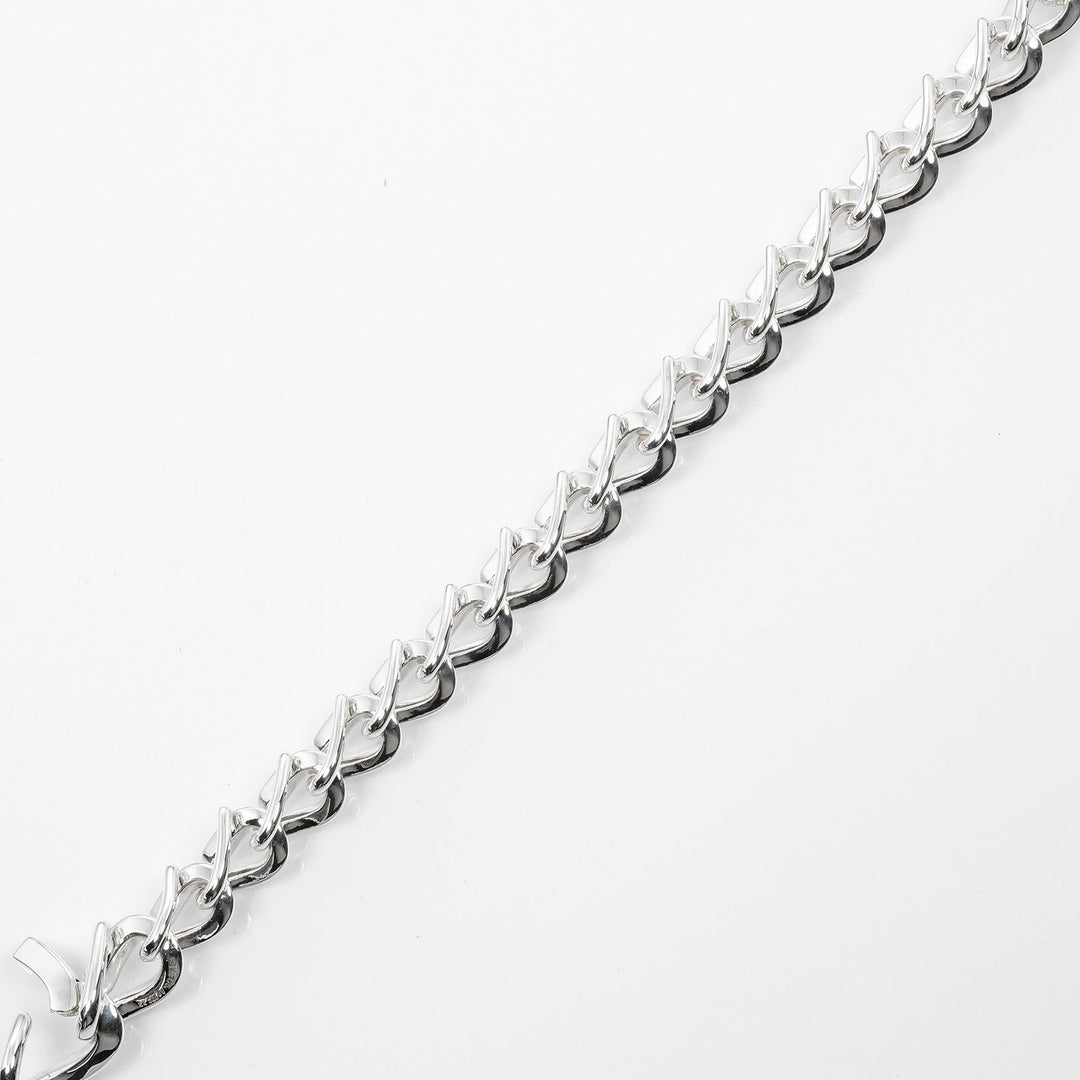TIFFANY&Co. bracelet Silver925 Silver Circumference of Wrist6.5" Forge Medium Link Women Used Authentic