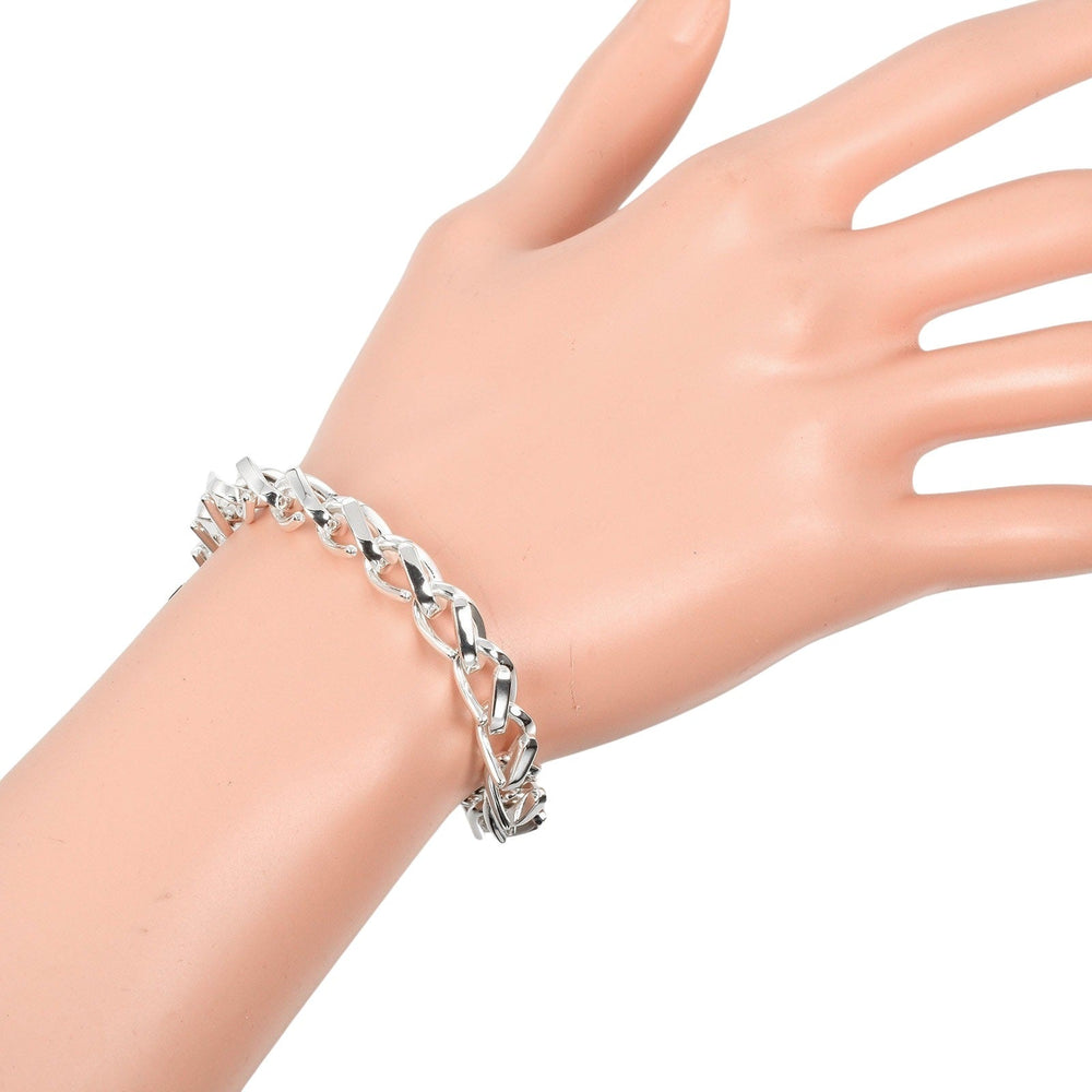 TIFFANY&Co. bracelet Silver925 Silver Circumference of Wrist6.7" Forge Medium Link Women Used Authentic