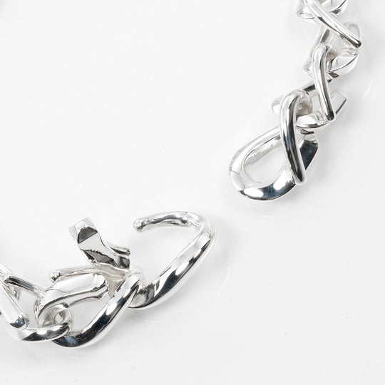 TIFFANY&Co. bracelet Silver925 Silver Circumference of Wrist6.7" Forge Medium Link Women Used Authentic