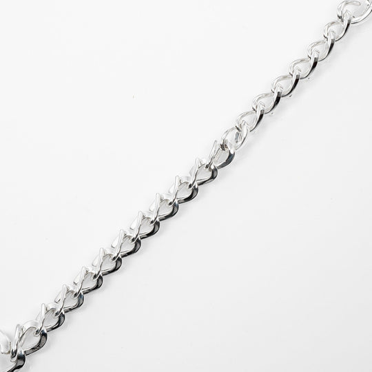 TIFFANY&Co. bracelet Silver925 Silver Circumference of Wrist6.7" Forge Medium Link Women Used Authentic