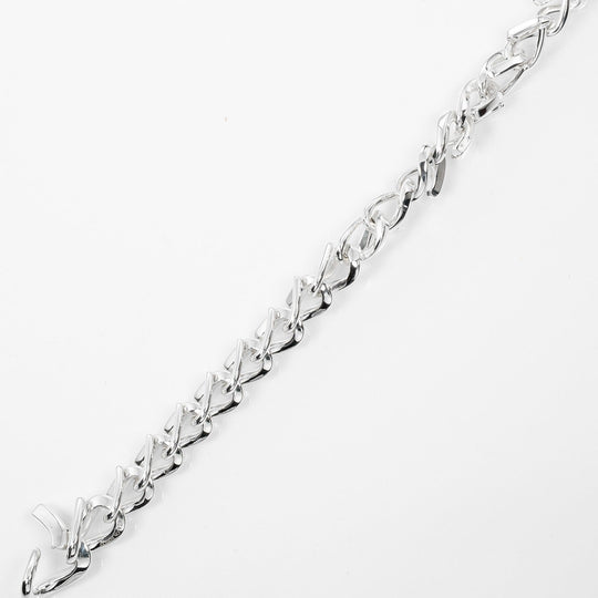 TIFFANY&Co. bracelet Silver925 Silver Circumference of Wrist6.6" Forge Medium Link Women Used Authentic