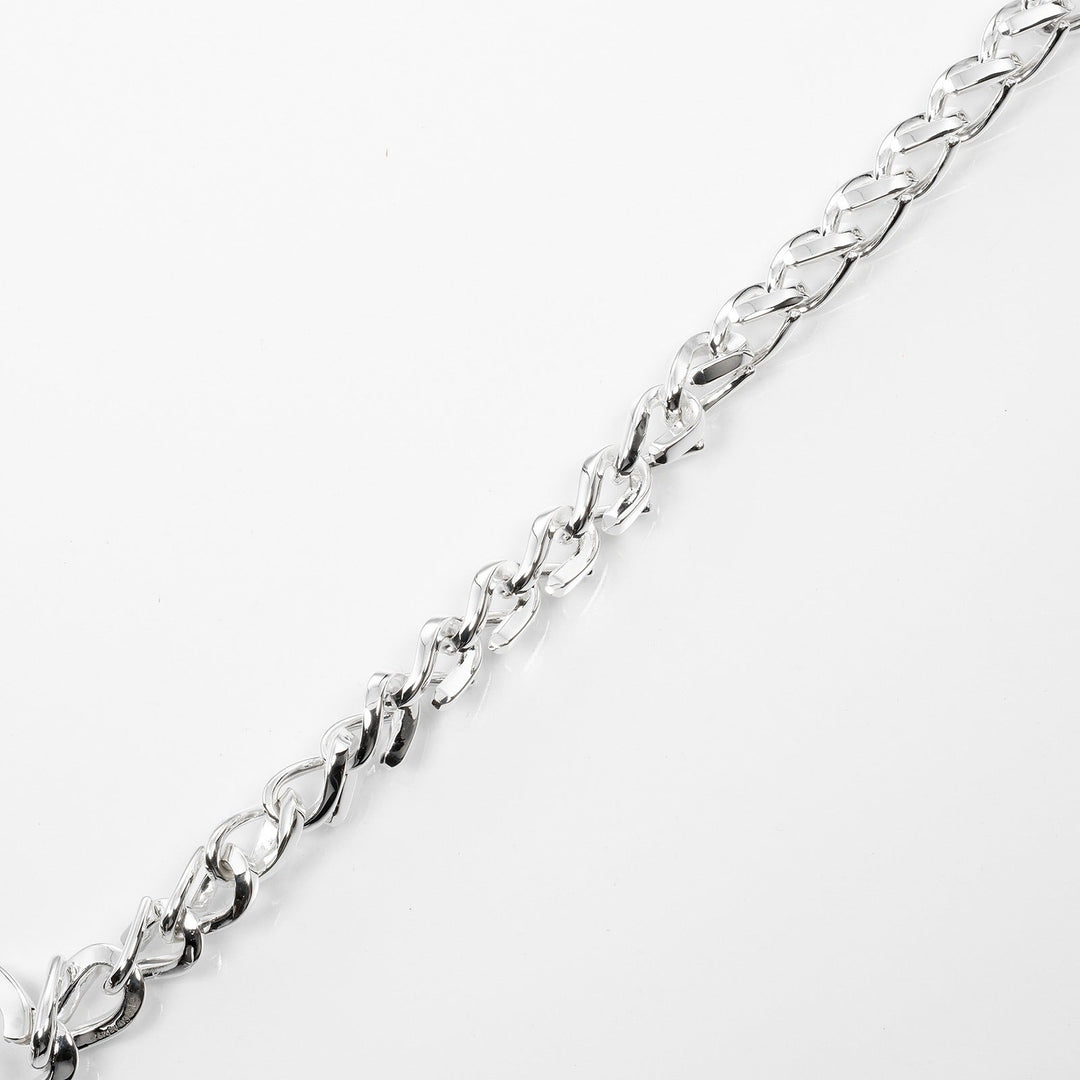 TIFFANY&Co. bracelet Silver925 Silver Circumference of Wrist6.6" Forge Medium Link Women Used Authentic