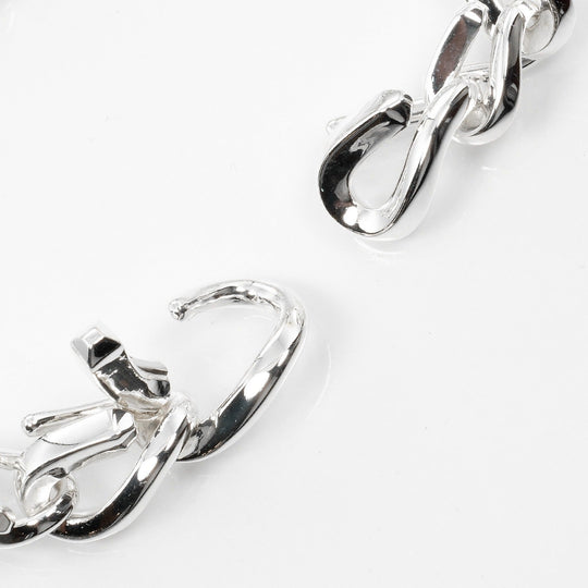 TIFFANY&Co. bracelet Silver925 Silver Circumference of Wrist6.7" Forge Medium Link Women Used Authentic