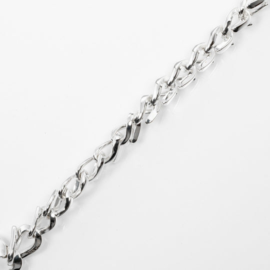 TIFFANY&Co. bracelet Silver925 Silver Circumference of Wrist6.7" Forge Medium Link Women Used Authentic