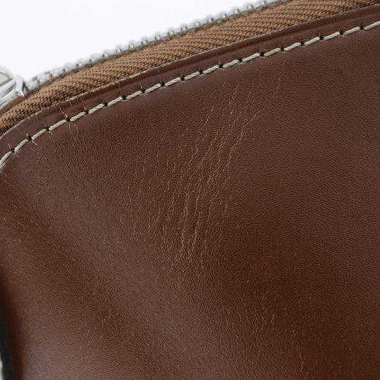 LOUIS VUITTON Handbag M91889 Goatskin Brown Suhari LockitMM Women Used Authentic