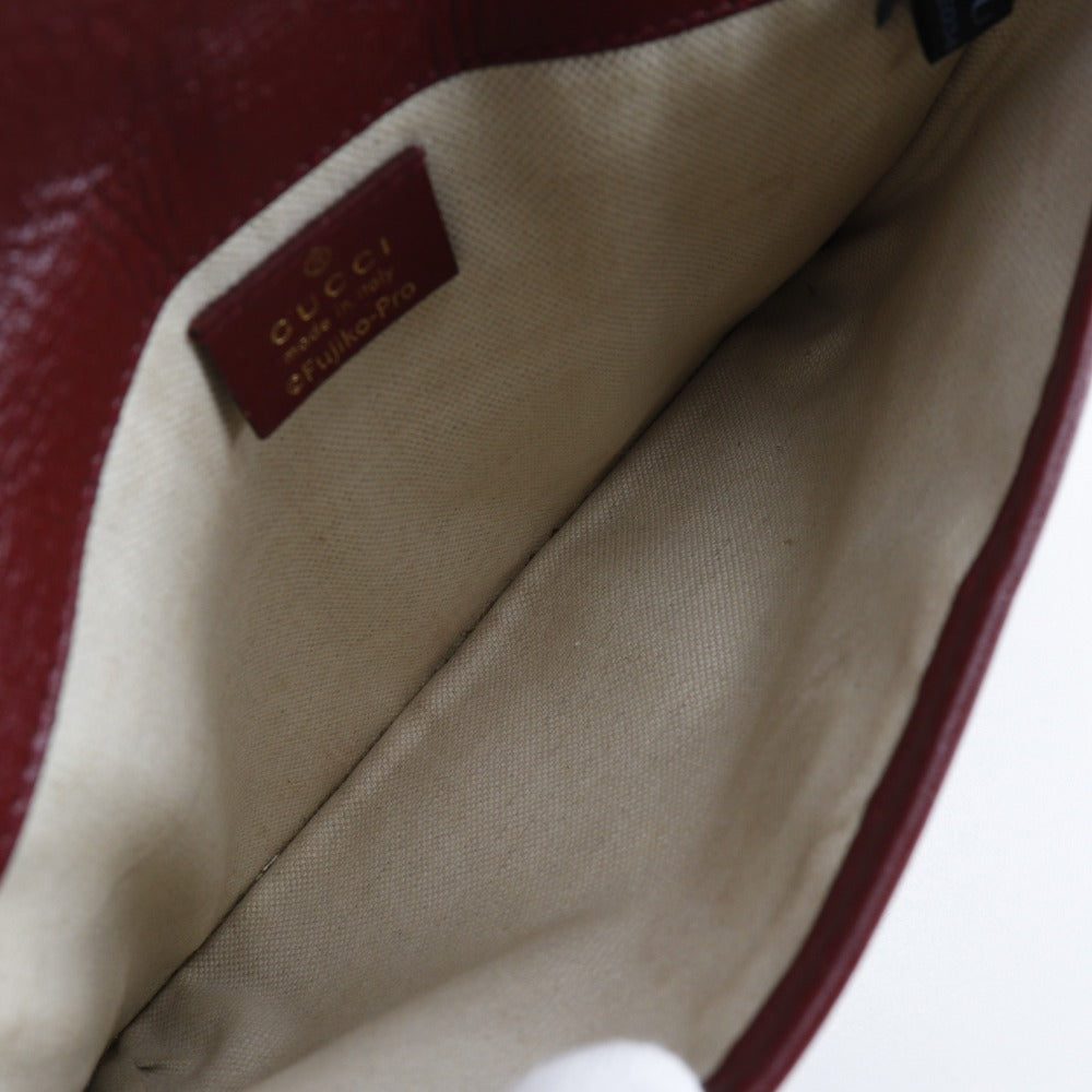 GUCCI Waist bag 647817 GG Supreme Canvas Brown Sling bag Doraemon collaboration Women Used Authentic