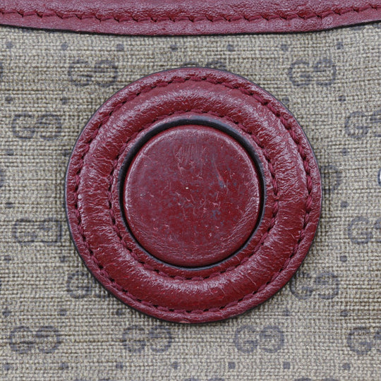 GUCCI Waist bag 647817 GG Supreme Canvas Brown Sling bag Doraemon collaboration Women Used Authentic
