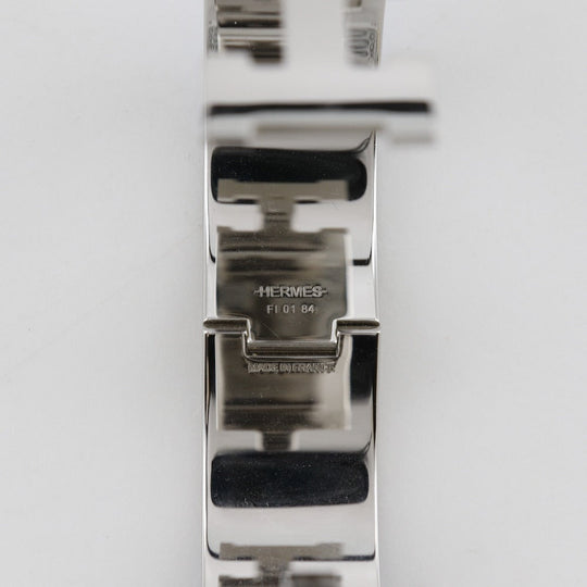 HERMES Bangle metallic blue H bangle clicclacGM