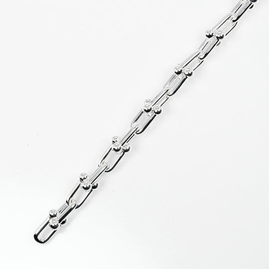 TIFFANY&Co. bracelet Silver925 Silver Circumference of Wrist5.9" hardware small link Women Used Authentic