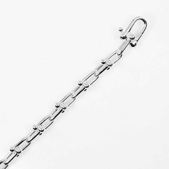 TIFFANY&Co. bracelet Silver925 Silver Circumference of Wrist5.9" hardware small link Women Used Authentic