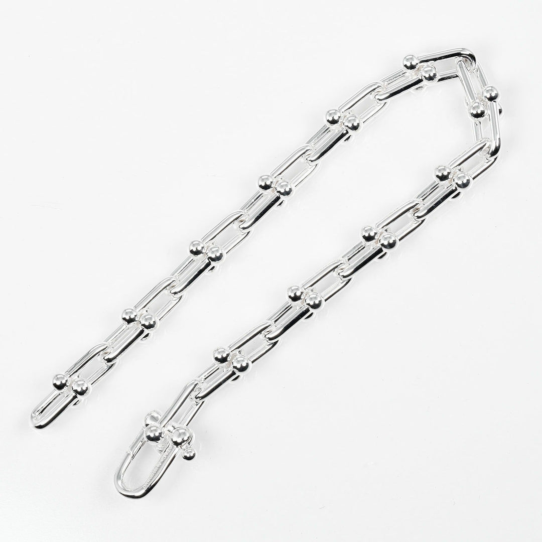 TIFFANY&Co. bracelet Silver925 Silver Circumference of Wrist5.9" hardware small link Women Used Authentic