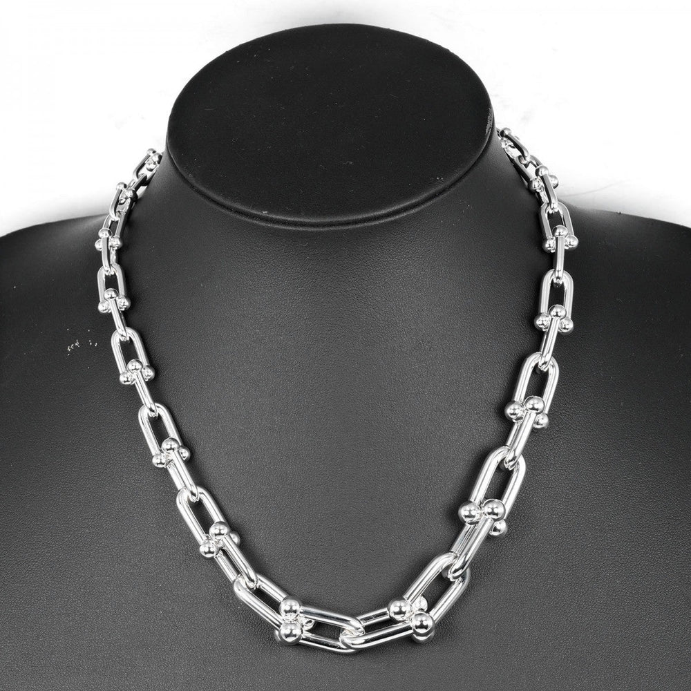 TIFFANY&Co. Necklace Silver925 Silver Hardware Graduated Link