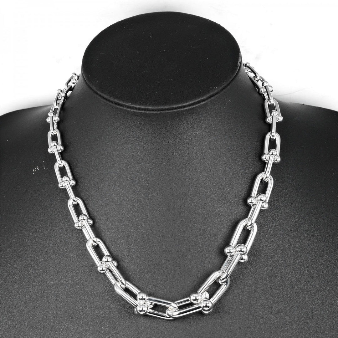 TIFFANY&Co. Necklace Silver925 Silver Hardware Graduated Link