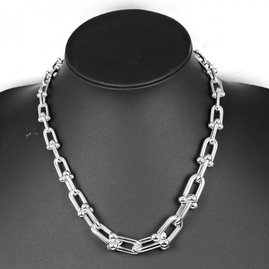 TIFFANY&Co. Necklace Silver925 Silver Hardware Graduated Link