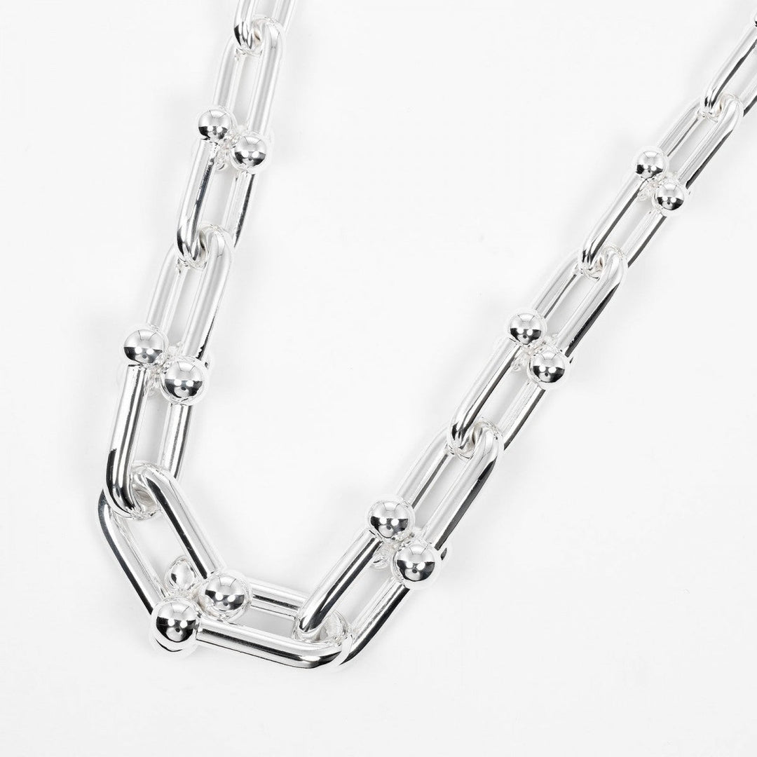 TIFFANY&Co. Necklace Silver925 Silver Hardware Graduated Link