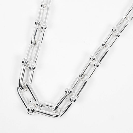TIFFANY&Co. Necklace Silver925 Silver Hardware Graduated Link