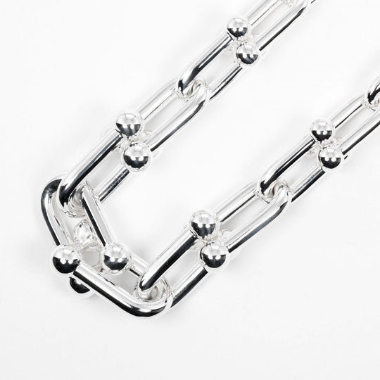 TIFFANY&Co. Necklace Silver925 Silver Hardware Graduated Link