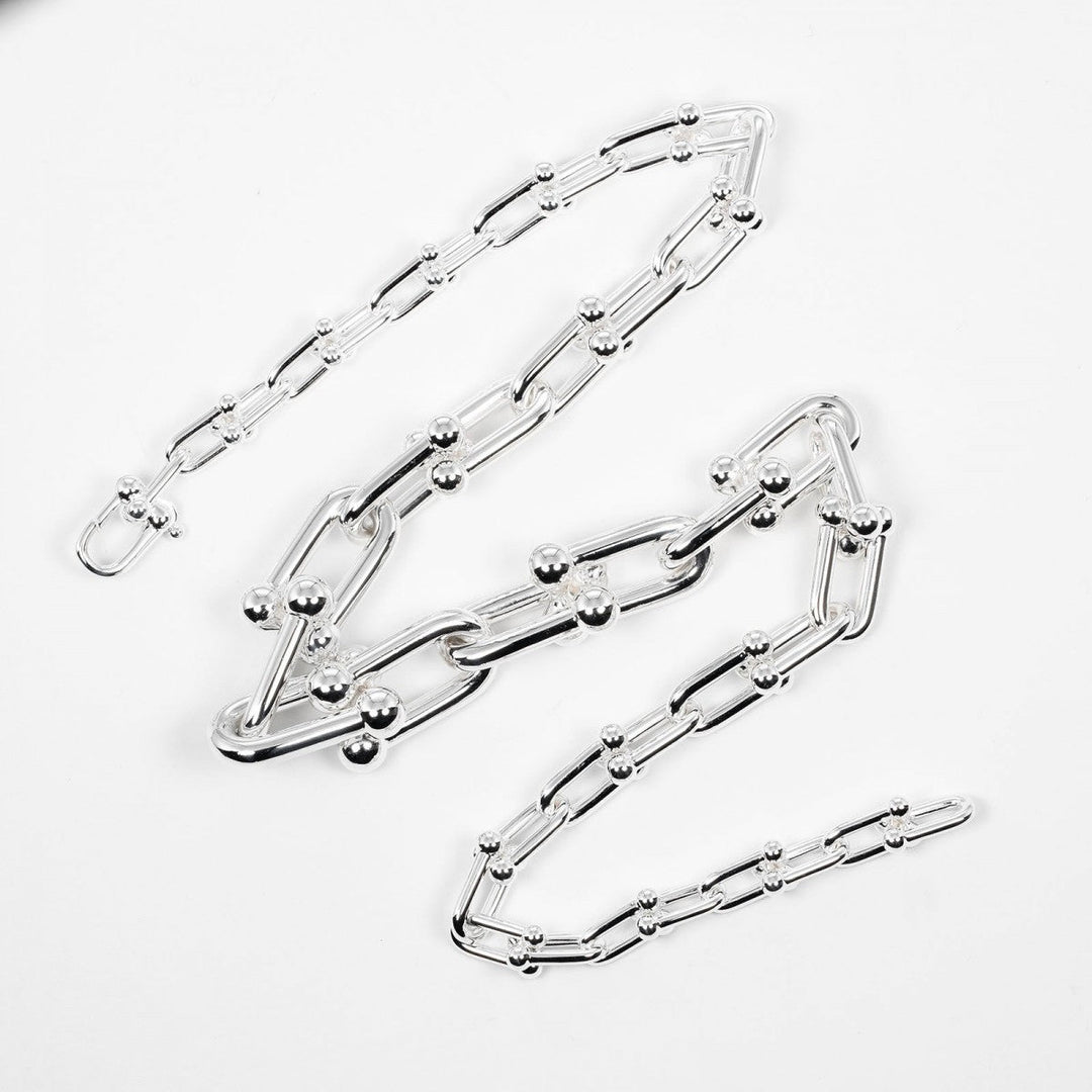 TIFFANY&Co. Necklace Silver925 Silver Hardware Graduated Link