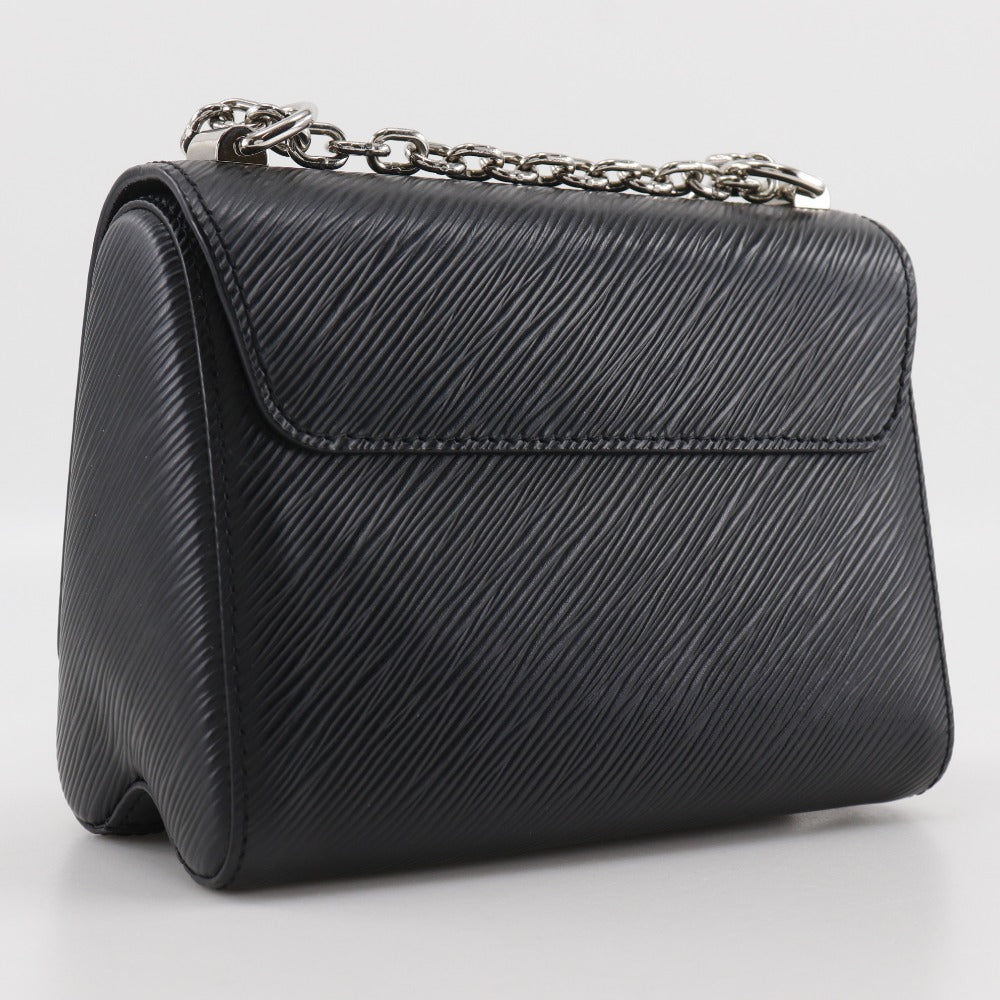 LOUIS VUITTON Shoulder Bag M21118 Epi Leather black ChainShoulder Twist PM Women Used Authentic