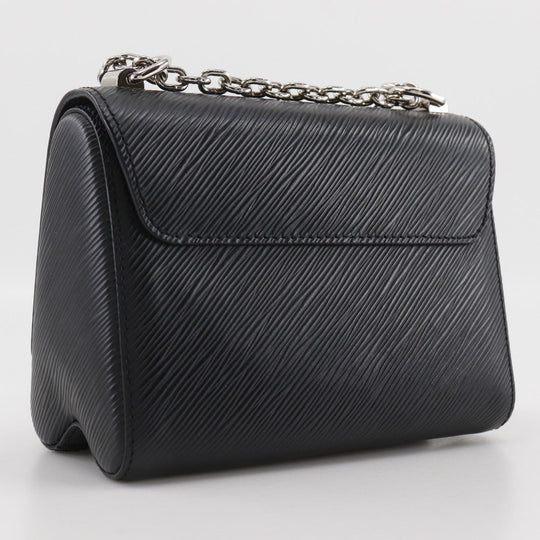 LOUIS VUITTON Shoulder Bag M21118 Epi Leather black ChainShoulder Twist PM Women Used Authentic