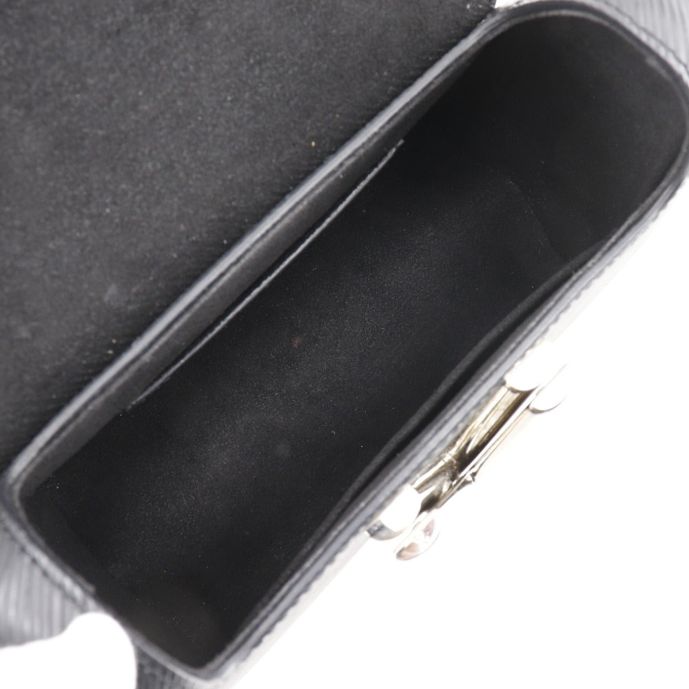 LOUIS VUITTON Shoulder Bag M21118 Epi Leather black ChainShoulder Twist PM Women Used Authentic