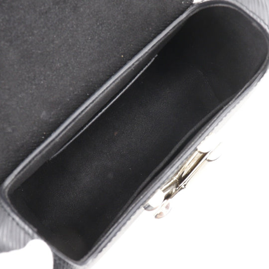 LOUIS VUITTON Shoulder Bag M21118 Epi Leather black ChainShoulder Twist PM Women Used Authentic