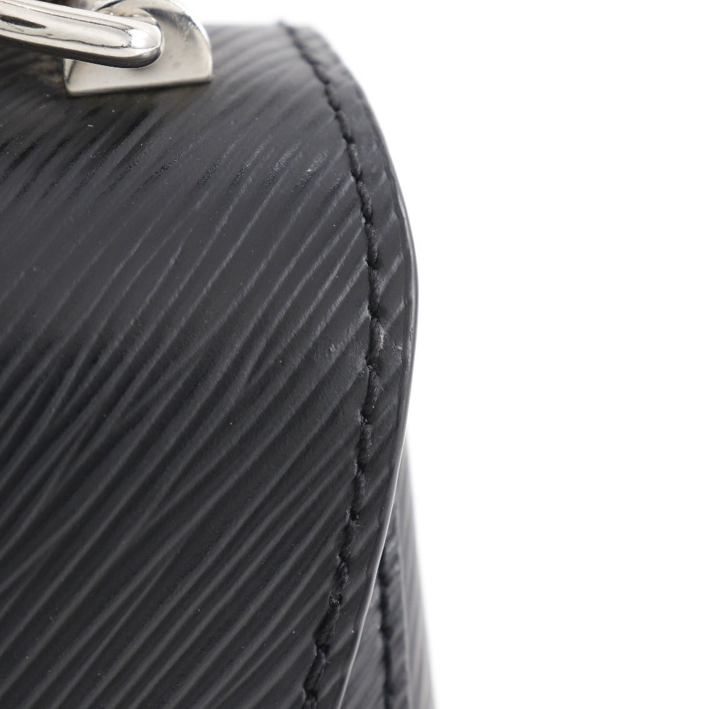 LOUIS VUITTON Shoulder Bag M21118 Epi Leather black ChainShoulder Twist PM Women Used Authentic