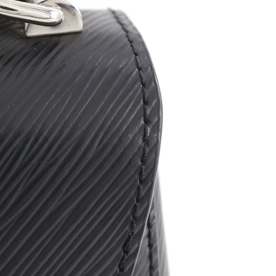LOUIS VUITTON Shoulder Bag M21118 Epi Leather black ChainShoulder Twist PM Women Used Authentic