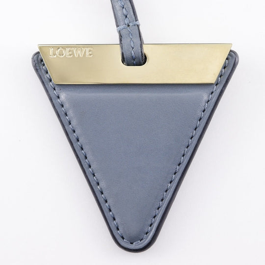 LOEWE Shoulder Bag Calfskin light blue Small Barcelona Women Used Authentic