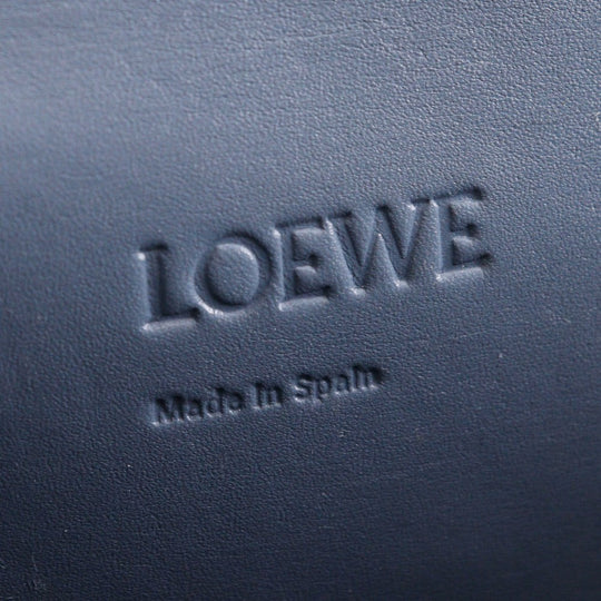 LOEWE Shoulder Bag Calfskin light blue Small Barcelona Women Used Authentic