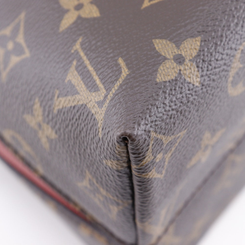 LOUIS VUITTON Handbag M41779 Monogram canvas Brown / red Almabag Into Women Used Authentic