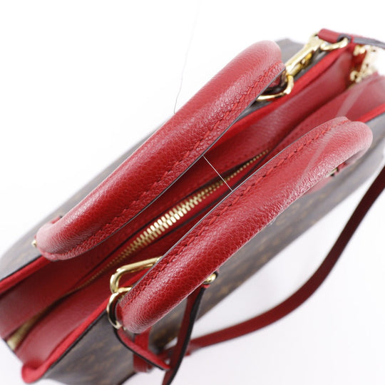 LOUIS VUITTON Handbag M41779 Monogram canvas Brown / red Almabag Into Women Used Authentic