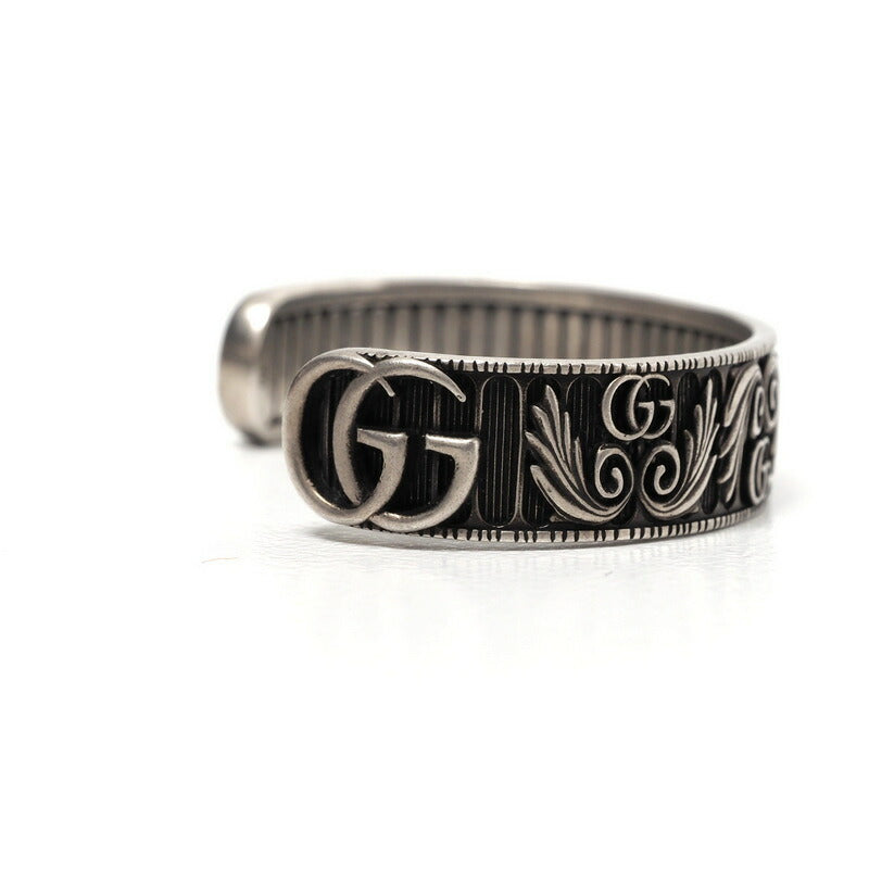 GUCCI bracelet Silver925 Black Silver Women 16 Used Authentic