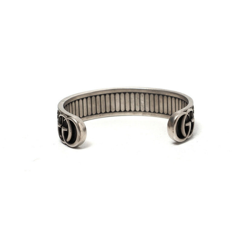 GUCCI bracelet Silver925 Black Silver Women 16 Used Authentic