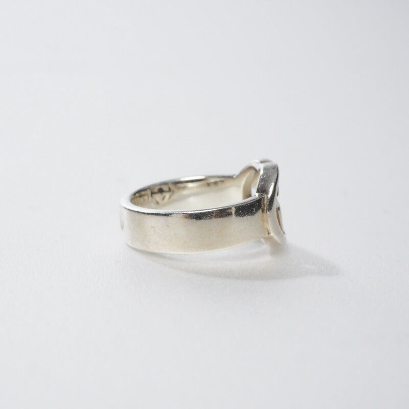 GUCCI Ring Ag925 Silver Interlocking G 9