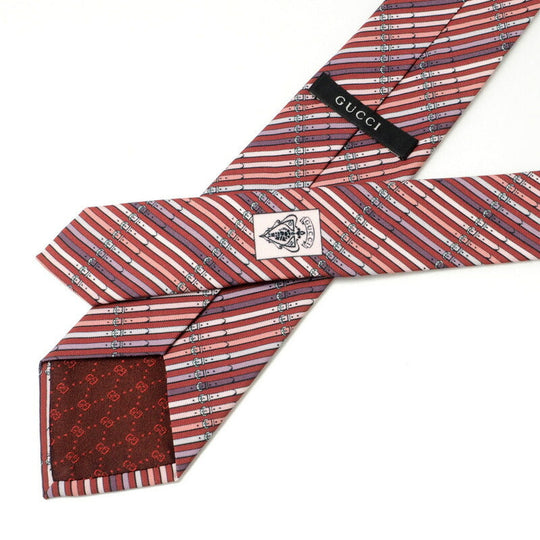 GUCCI tie silk multicolor mens Used Authentic