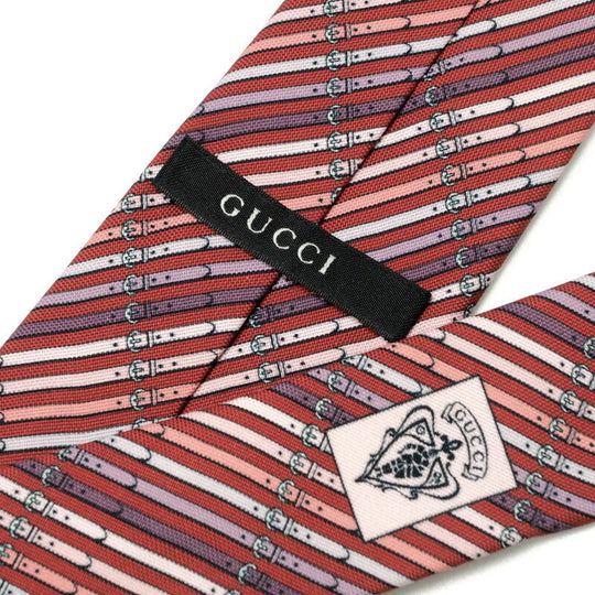 GUCCI tie silk multicolor mens Used Authentic