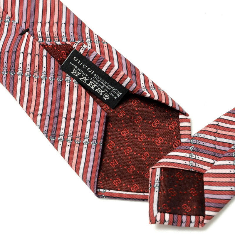GUCCI tie silk multicolor mens Used Authentic