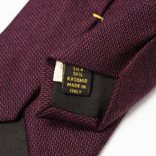 LOUIS VUITTON tie silk Bordeaux mens Used Authentic