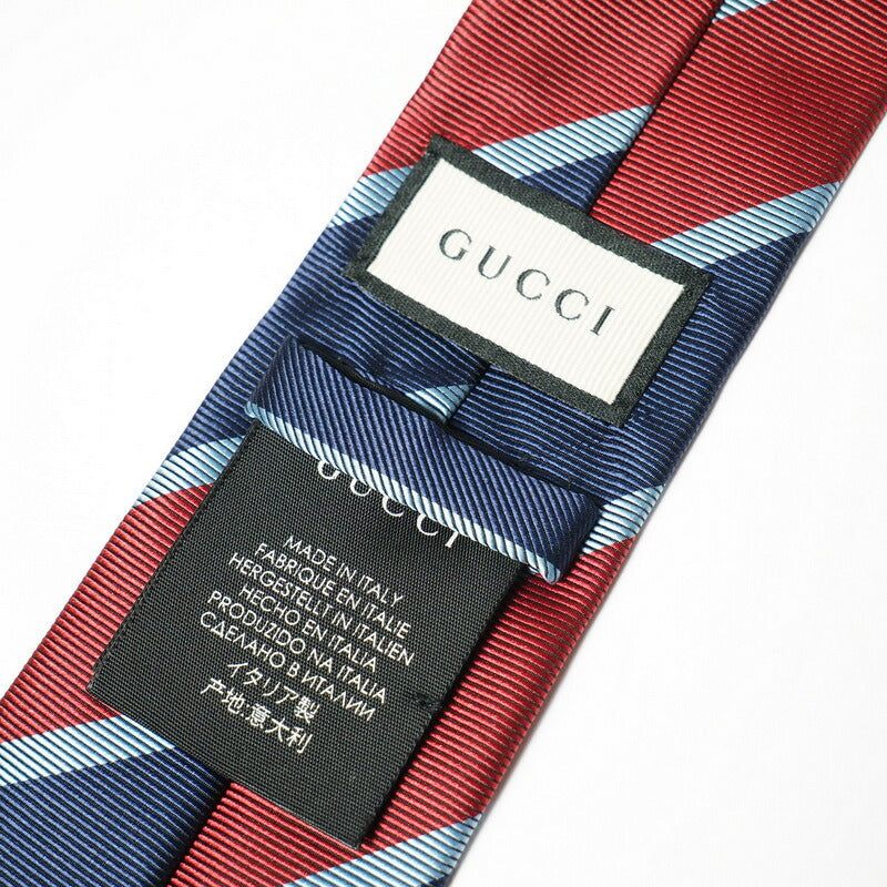 GUCCI tie silk multicolor mens Used Authentic